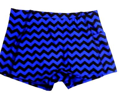 Chevron Royal and Black Icupid Short