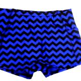 Chevron Royal and Black Icupid Short