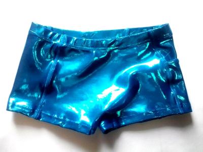 Metallic Mystique Turquoise Cheer Boy Cut Brief