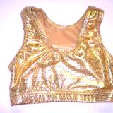 Sports Bra ULTIMATE SPARKLE Gold Metallic Mystique & Sequins