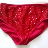 Classic Sequin Briefs Red Spanky