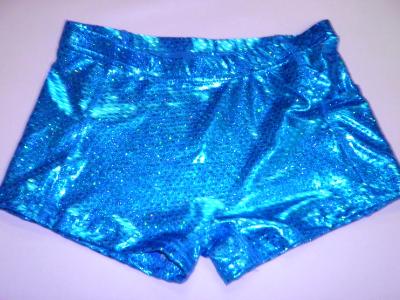 ULTIMATE SPARKLE Turquoise Metallic Mystique & Sequins Briefs