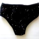 Classic Sequin Briefs Black Spankies