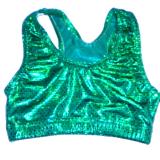 Sports Bra ULTIMATE SPARKLE Kelly Green Metallic Mystique & Sequins