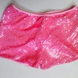 Cheerleading Metallic Sequin Boy Cut Briefs Baby Pink