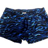 Icupid Cheer Shorts Blue Flame Thrower Icupid Boy Cut Shorts